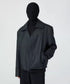 Buttonless Faux Leather Jacket